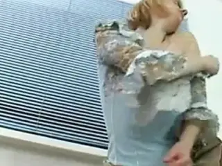 Milf gets a load in her mouth