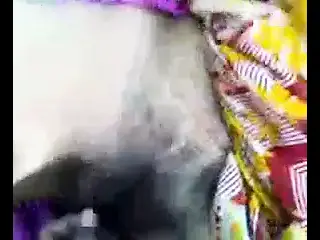 Indian aunty in park