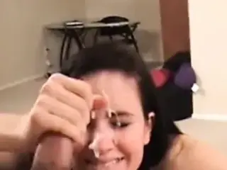 gorgeous wife getting a facial