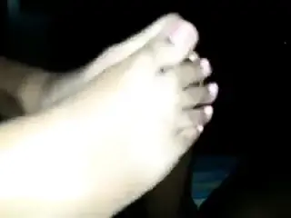 gf footjob