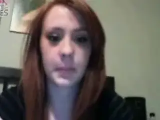 redhead boob flash