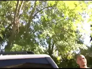 Ripped black guy gets to fuck a sexy blonde MILF