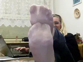 Mrs Teacher and her Nylonfeet