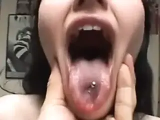 Amazing pale brunette fucks