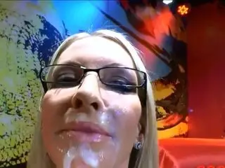 blonde pov facial