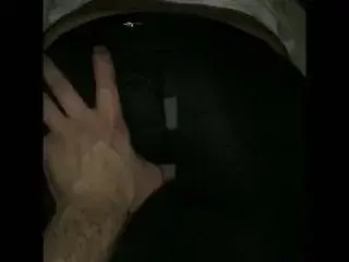 Finger in my yogapants pussy and ass