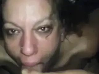 Whore sucks dick