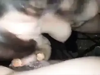 outdoor blowjob cumshot