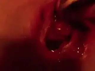 Tied girlfriend's ejaculation with a vibro