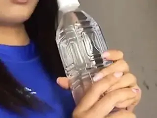 blue swimsuit puffy pussy