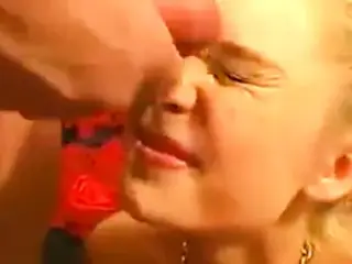 Blond Babe Blowjob and Facial