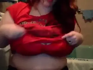 Big Tits BBW Strip Tease