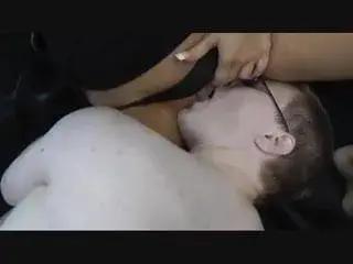 Redhead Big Tits  fuck in car