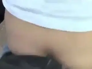Blonde Fucks In A Car