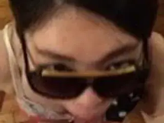 Asian Reddit chick blowing her man