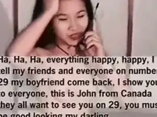 Thai LIE - Girl lying to her boyfriend when he calls her