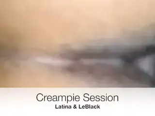 Latina gets creampie by BBC