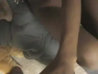 Couple satisfies each other orally