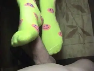 Girl like Sockjob-Footjob 8
