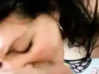 Hispanic milf fucks boyfriend
