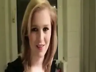 Blonde loves bathroom sex
