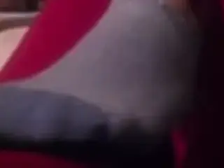 Dangling Feet In Socks