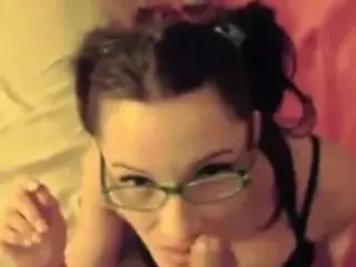 A Bunch Of Sperm Shot All Over Gals Glasses And Faces