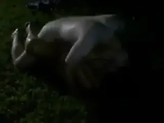 Wife fucks friend in backyard after party