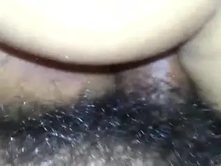 Filling her pussy