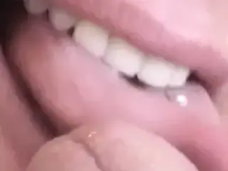 Close up blowjob