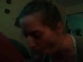 Desperate job seeker sucks guy for a job