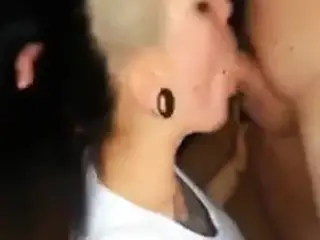 Punk German Girl give Hot BJ