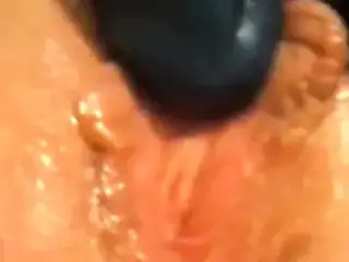14 minutes of soaking and vibing her pussy