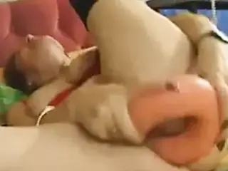 mature mom play double dong