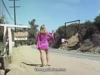 Sexy Blonde Girl Fucks a Boy (1960s Vintage)