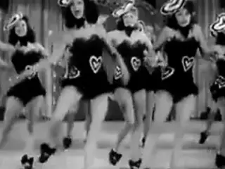 Burlesque Girls Dance on Stage (1940s Vintage)