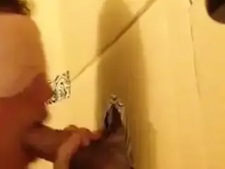 home made glory hole blowjob
