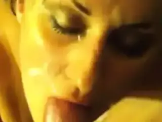 Girlfriend asks for big facial