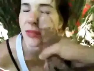 Amazing amateur deepthroat
