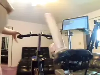 Big Dildo Bike Ride Workout