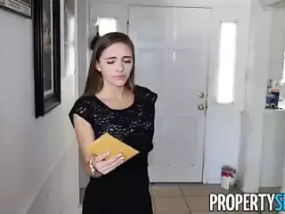 PropertySex - Hot young petite realtor fucks client for sale