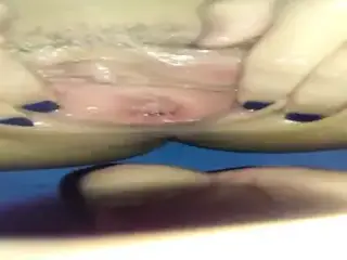 PUSSY SLURPS MY CUM!!!!