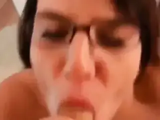 Geile Sau mit Brille