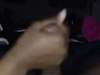 Ebony handjob with nice cumshot