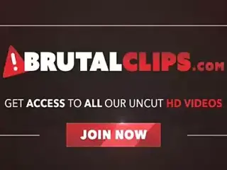 BrutalClips - Facefucked And Fed Jizz With a Spoon