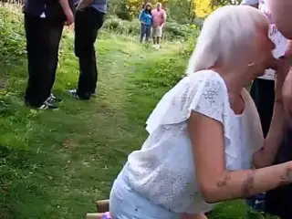 sexy granny sucks stranger cocks