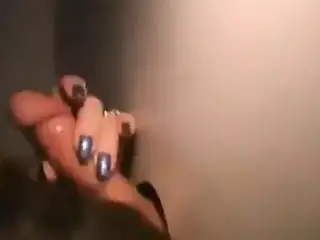 Glory hole cuckold kiss