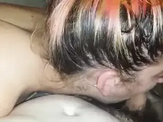 Busty BBW Gf Throated and anal creampie