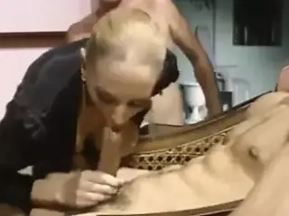 Sleek Hair Blonde Greedy Cougar