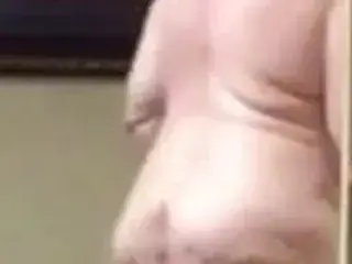 BBW Wife Clair - Big Tits Strips and Puts On Gown